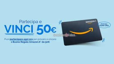 Concorso gratuito P&G per Te: vinci gratis buoni Amazon da 50 euro