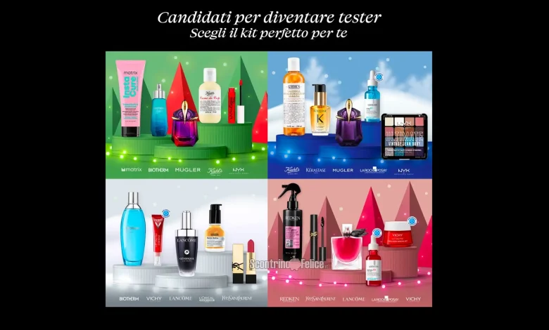 Diventa tester di prodotti firmati per la tua beauty routine