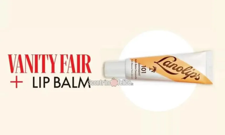 Vanity Fair con Lip Balm Lanolips