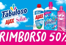 Cashback Fabuloso, Ajax, Soflan “Rimborso assicurato per la casa e il bucato”