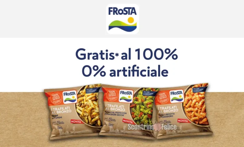 Cashback Frosta "I trafilati al bronzo": richiedi il rimborso