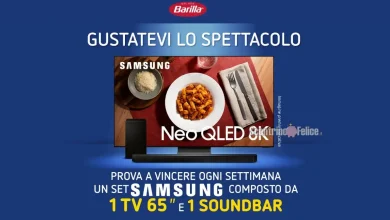 Concorso Barilla "Gustatevi lo spettacolo" Samsung