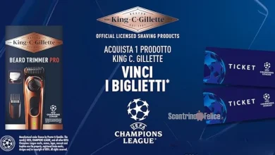 Concorso Gillette su Amazon: in palio 10 coppie di biglietti per le partite UCL