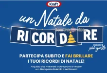 Concorso Kraft "Un Natale da ricordare": in palio 1 kit Polaroid a settimana