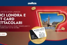 Concorso Lavazza: vinci Londra e gift card VivaTicket