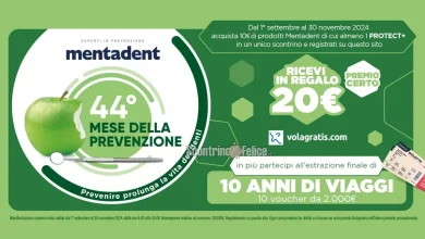 Concorso Mentadent: vinci 10 anni di viaggi