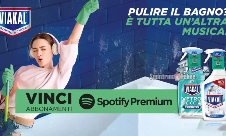 Concorso Viakal: in palio abbonamenti Spotify Premium