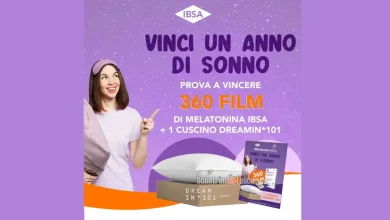 Concorso gratuito IBSA Melatonina: vinci un anno di sonno