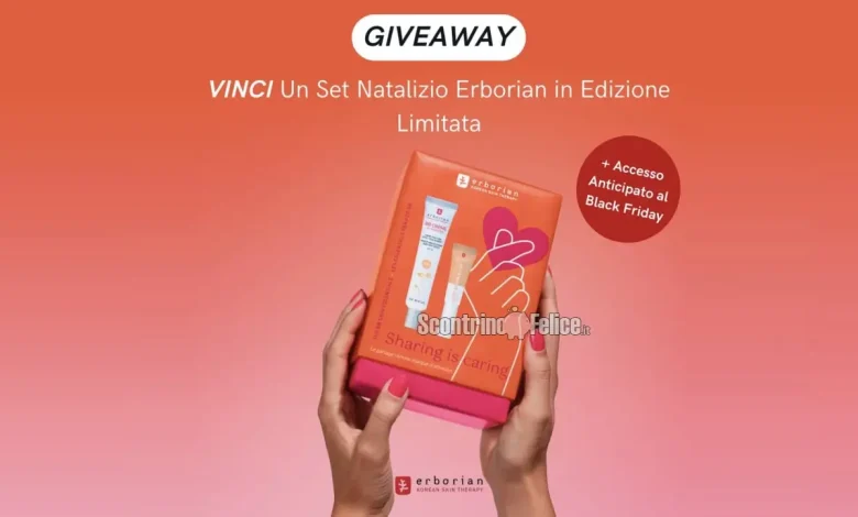 Giveaway Erborian: vinci Set di Natale