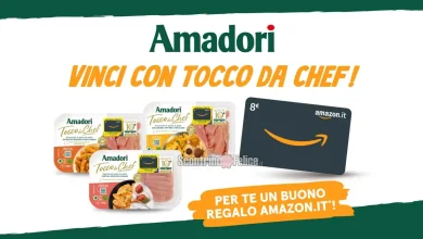 Premio Certo Amadori: ricevi 1 buono Amazon da 8 euro