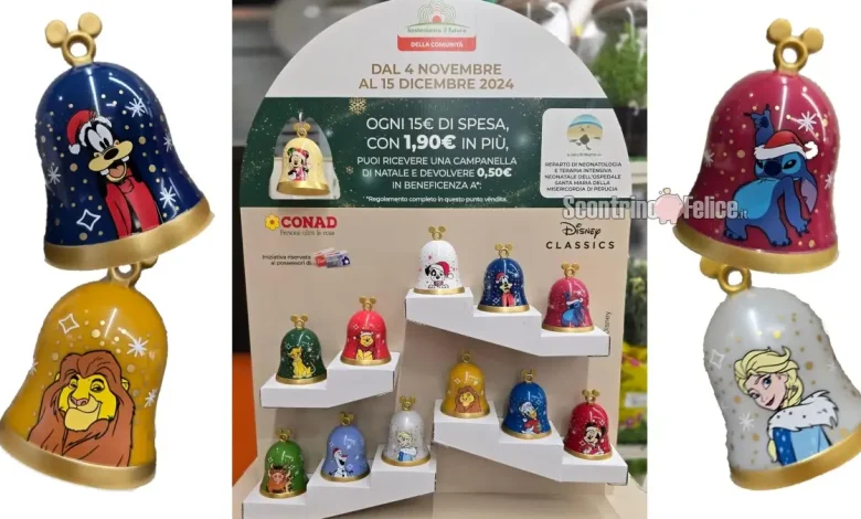 Raccolta Conad Campanelle Disney: collezionale tutte