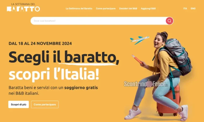 La Settimana del baratto 2024: viaggiare senza denaro, condividendo talenti e passioni