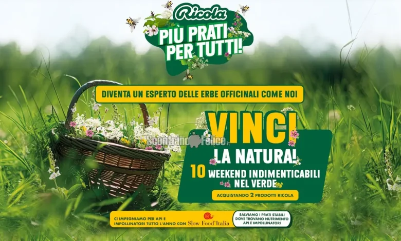 concorso Ricola “Più prati per tutti - Vinci la natura”