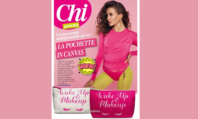 Affari in Edicola: pochette in canvas con CHI