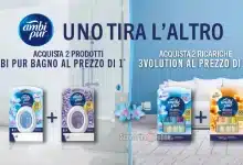 Cashback Ambipur "Uno tira l'altro": ricevi il rimborso di 1 prodotto