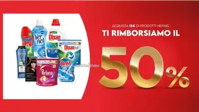 Cashback Henkel 2025: ricevi il rimborso del 50%