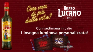 Concorso Amaro Lucano: vinci 9 insegne luminose