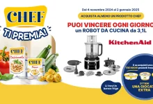 Concorso Chef Ti Premia: in palio robot da cucina KitchenAid