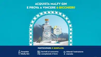 Concorso Malfy Gin: vinci box di 6 bicchieri brandizzati