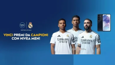 Concorso Nivea Men: vinci Samsung Galaxy A55 e maglie Real Madrid