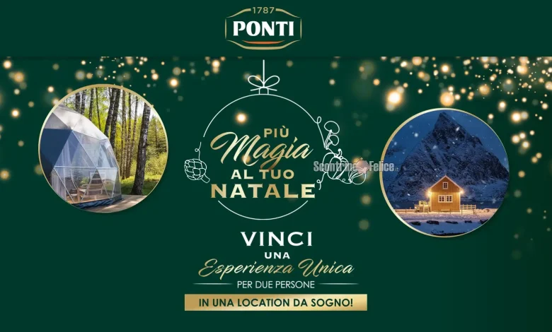 Concorso Ponti: vinci soggiorno in una Bubble Room nella natura