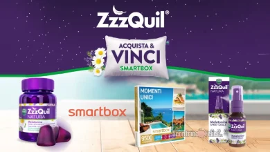 Concorso ZzzQuil: vinci cofanetti Smartbox