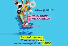 Concorso gratuito Allianz: vinci buono acquisto da 1.000 euro