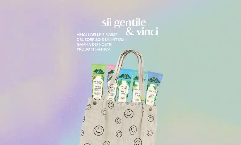 Concorso gratuito Antica Erboristeria: vinci dentrifrici e tote bag