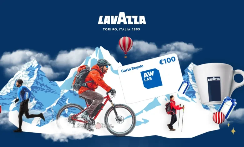 Concorso gratuito Lavazza: in palio 30 gift card AW Lab da 100 euro