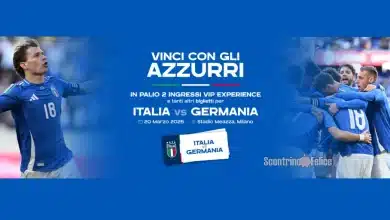 Concorso gratuito "Vinci con gli azzurri": in palio biglietti Italia-Germania