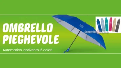 Ombrello a solo 1 euro da Eurospin