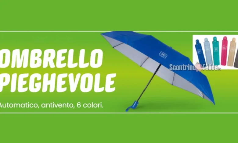 Ombrello a solo 1 euro da Eurospin