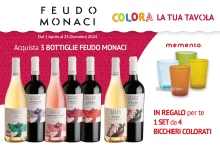 Premio Certo Feudo Monaci: in regalo set 4 bicchieri Memento