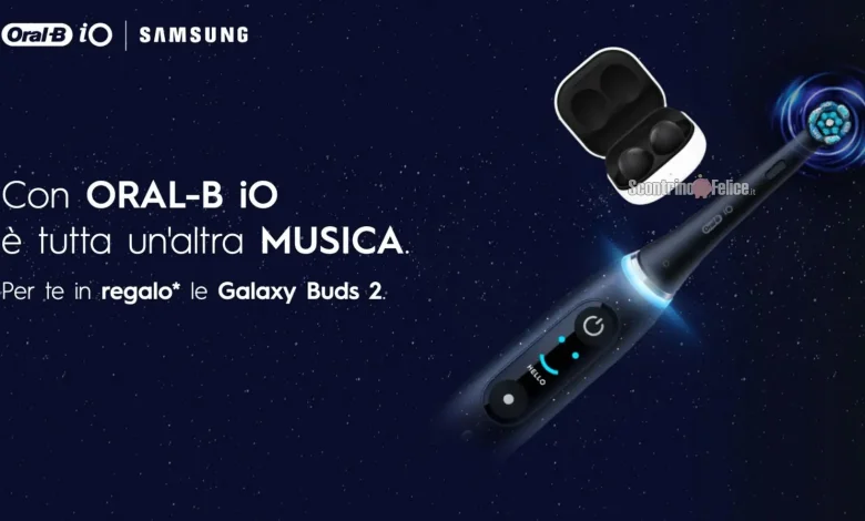 Premio certo Oral B: ricevi le cuffie Samsung Galaxy Buds 2