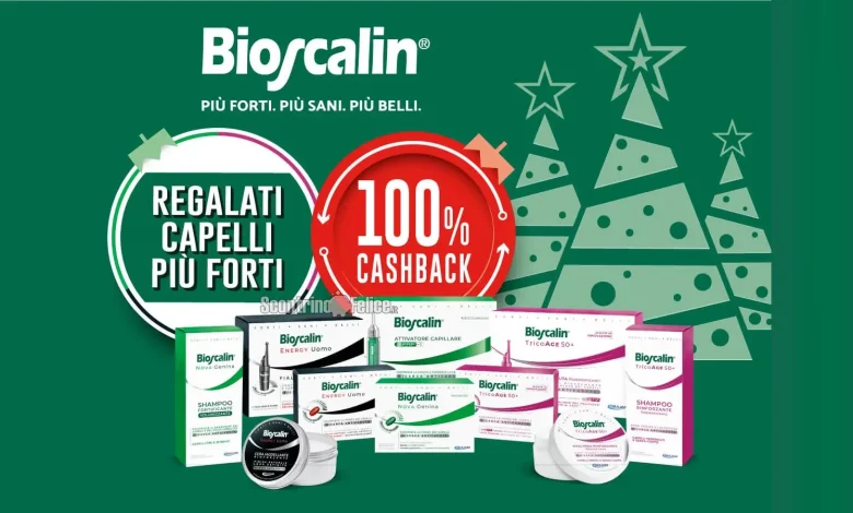 Cashback Bioscalin "Regalati capelli più forti"