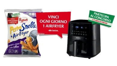 concorso Patasnella AirFryer "C'è aria di premi"