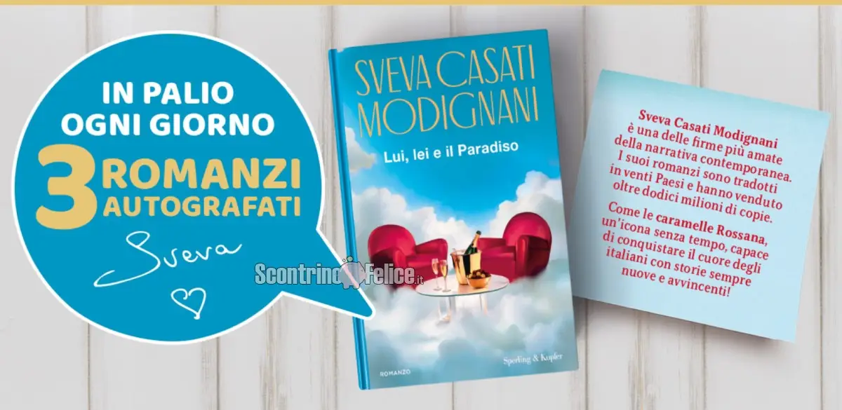 Concorso caramelle Rossana: vinci il nuovo romanzo di Sveva Casati Modignani 2