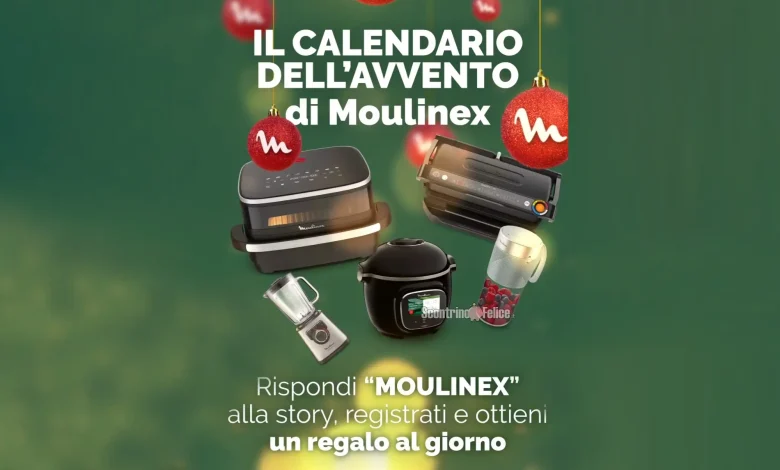 Calendario dell'Avvento Moulinex 2024