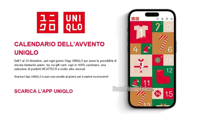 Calendario dell'Avvento Uniqlo 2024