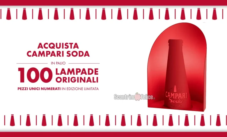 Concorso Campari Soda: vinci 100 lampade in edizione limitata