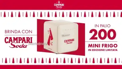 Concorso Campari Soda: in palio 200 mini frigo in edizione limitata