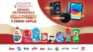 Concorso Henkel: vinci 3 premi Apple a settimana