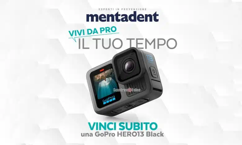 Concorso Mentadent vinci GoPro