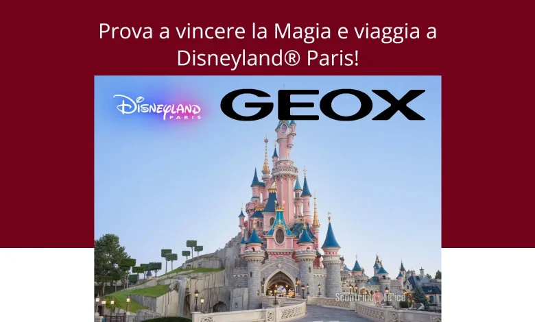 Concorso gratuito Geox: vinci Disneyland Paris