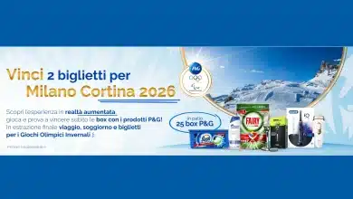 Concorso gratuito P&G Per Te: vinci prodotti e i Giochi Olimpici Invernali