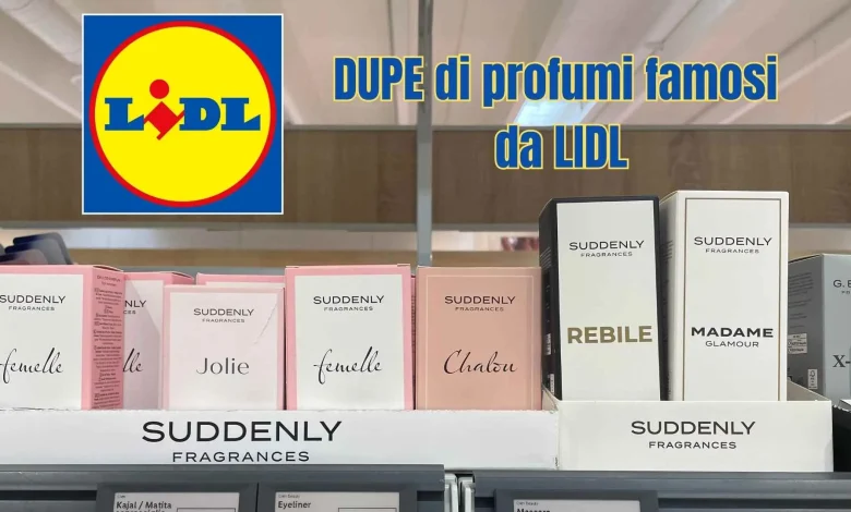 Dupe di profumi famosi da LIDL: scoprili tutti