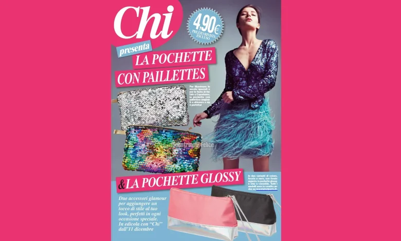 Affari in Edicola: Chi con pochette paillettes e glossy