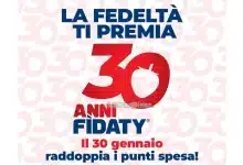 30 anni Fidaty Esselunga: punti doppi ogni 30 del mese