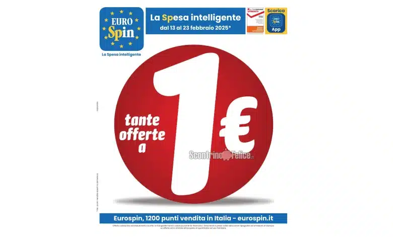 Anteprima nuovo volantino Eurospin dal 13 al 23 febbraio 2025