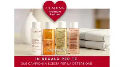 Campioni gratuiti Clarins detersione da richiedere subito